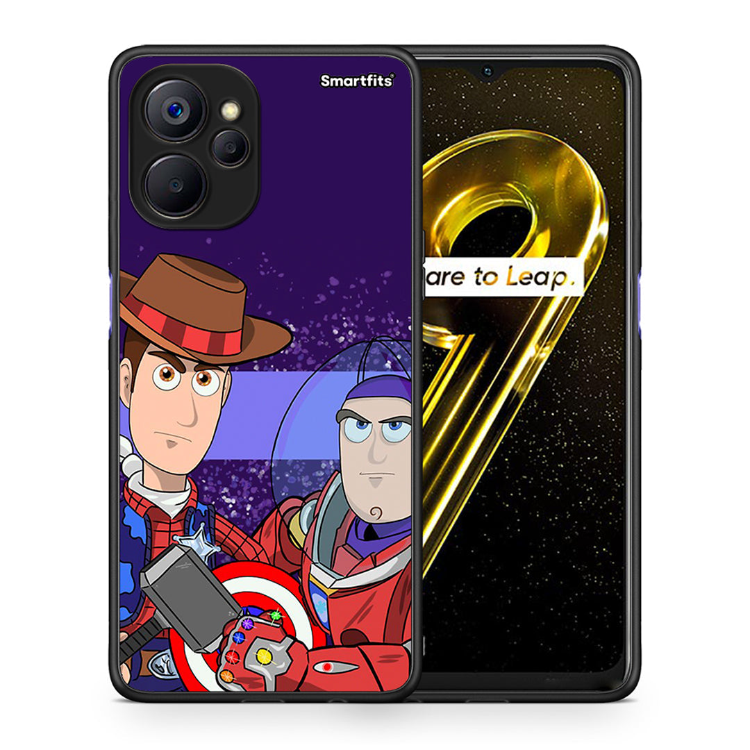 Θήκη Realme 9i 5G Infinity Story από τη Smartfits με σχέδιο στο πίσω μέρος και μαύρο περίβλημα | Realme 9i 5G Infinity Story case with colorful back and black bezels