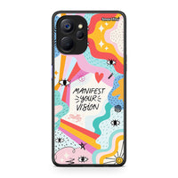 Thumbnail for Realme 9i 5G Manifest Your Vision θήκη από τη Smartfits με σχέδιο στο πίσω μέρος και μαύρο περίβλημα | Smartphone case with colorful back and black bezels by Smartfits