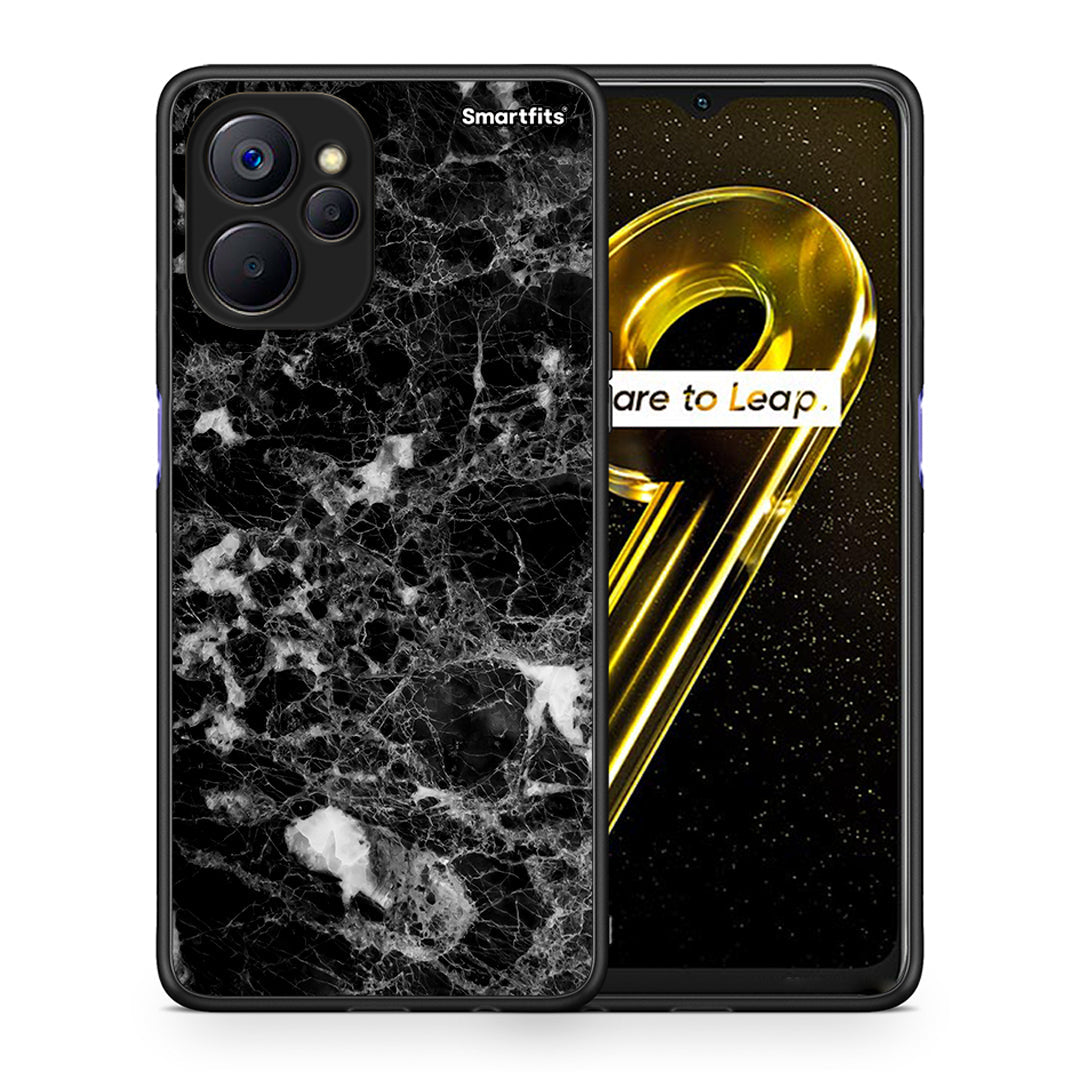 Θήκη Realme 9i 5G Male Marble από τη Smartfits με σχέδιο στο πίσω μέρος και μαύρο περίβλημα | Realme 9i 5G Male Marble case with colorful back and black bezels