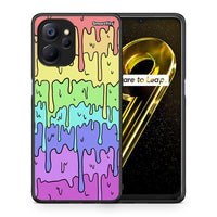 Thumbnail for Θήκη Realme 9i 5G Melting Rainbow από τη Smartfits με σχέδιο στο πίσω μέρος και μαύρο περίβλημα | Realme 9i 5G Melting Rainbow case with colorful back and black bezels
