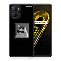 Thumbnail for Θήκη Realme 9i 5G Meme Cat από τη Smartfits με σχέδιο στο πίσω μέρος και μαύρο περίβλημα | Realme 9i 5G Meme Cat case with colorful back and black bezels