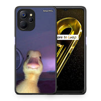 Thumbnail for Θήκη Realme 9i 5G Meme Duck από τη Smartfits με σχέδιο στο πίσω μέρος και μαύρο περίβλημα | Realme 9i 5G Meme Duck case with colorful back and black bezels