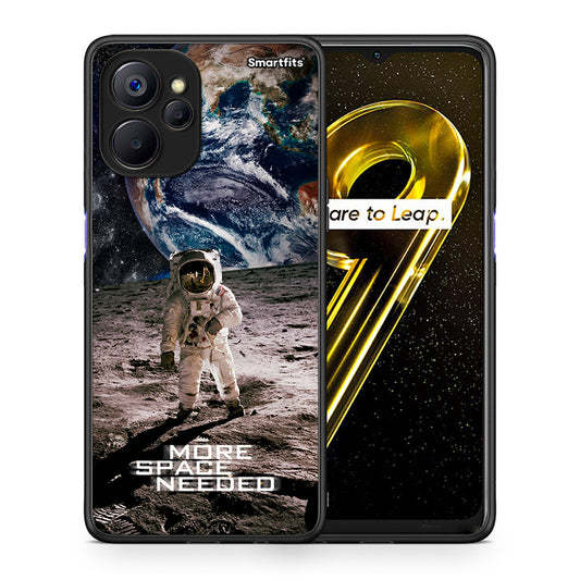 Θήκη Realme 9i 5G More Space από τη Smartfits με σχέδιο στο πίσω μέρος και μαύρο περίβλημα | Realme 9i 5G More Space case with colorful back and black bezels