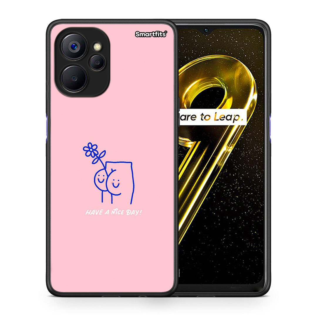 Θήκη Realme 9i 5G Nice Day από τη Smartfits με σχέδιο στο πίσω μέρος και μαύρο περίβλημα | Realme 9i 5G Nice Day case with colorful back and black bezels