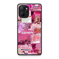 Thumbnail for Realme 9i 5G Pink Love Θήκη Αγίου Βαλεντίνου από τη Smartfits με σχέδιο στο πίσω μέρος και μαύρο περίβλημα | Smartphone case with colorful back and black bezels by Smartfits