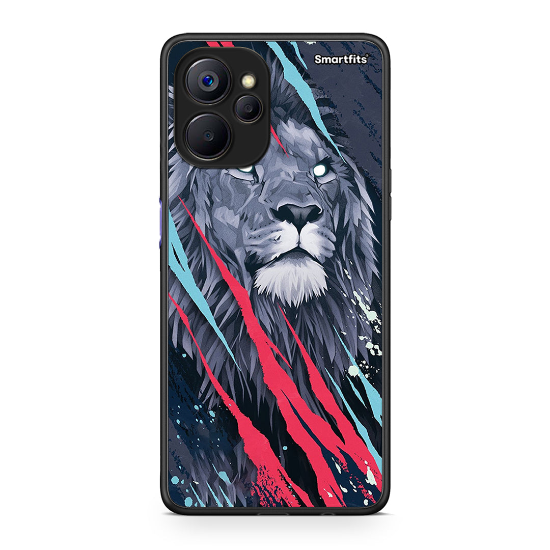 4 - Realme 9i 5G Lion Designer PopArt case, cover, bumper