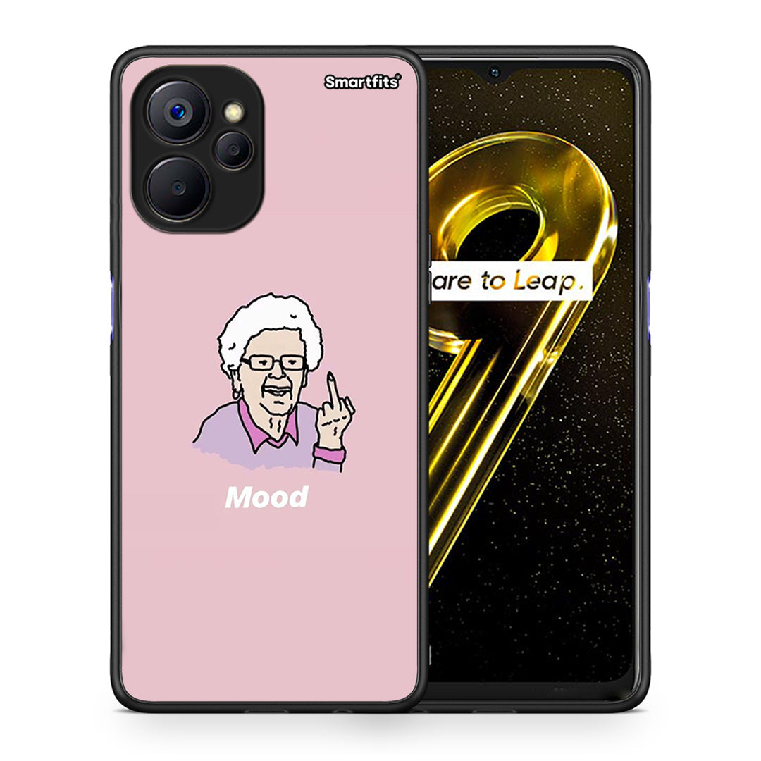 Θήκη Realme 9i 5G Mood PopArt από τη Smartfits με σχέδιο στο πίσω μέρος και μαύρο περίβλημα | Realme 9i 5G Mood PopArt case with colorful back and black bezels