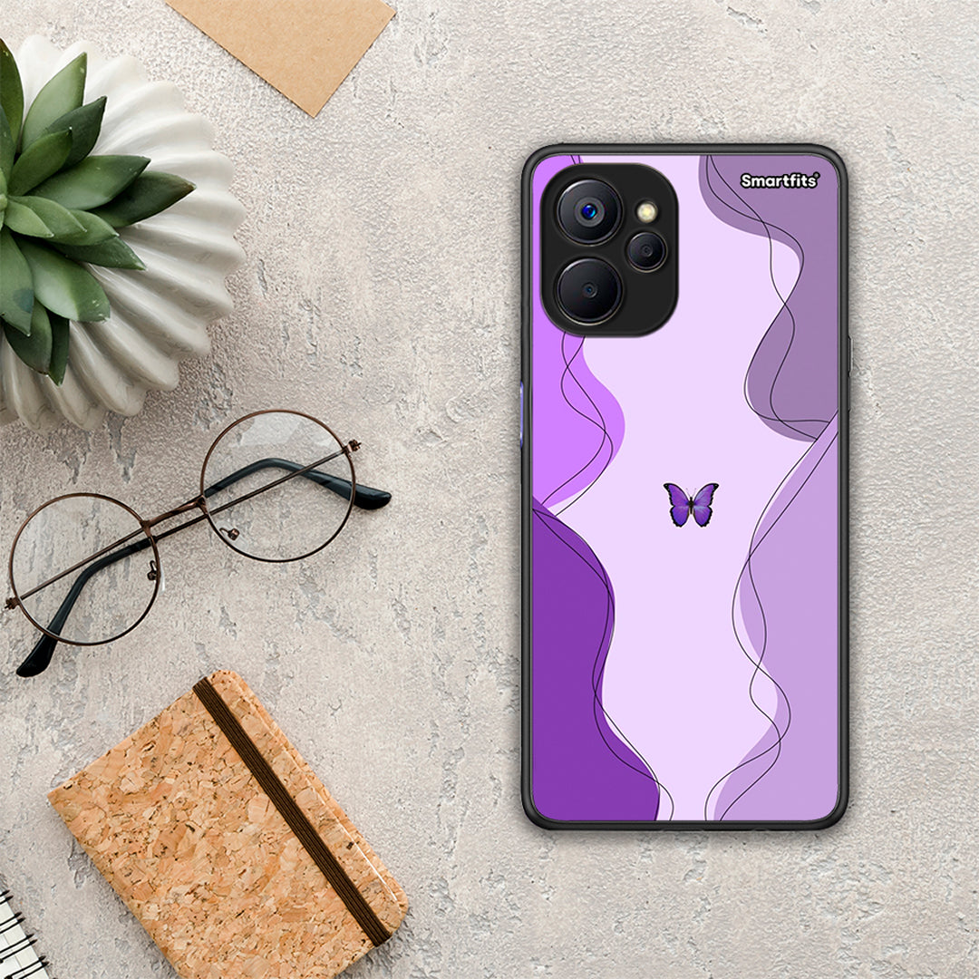 Purple Mariposa - Realme 9i 5G θήκη