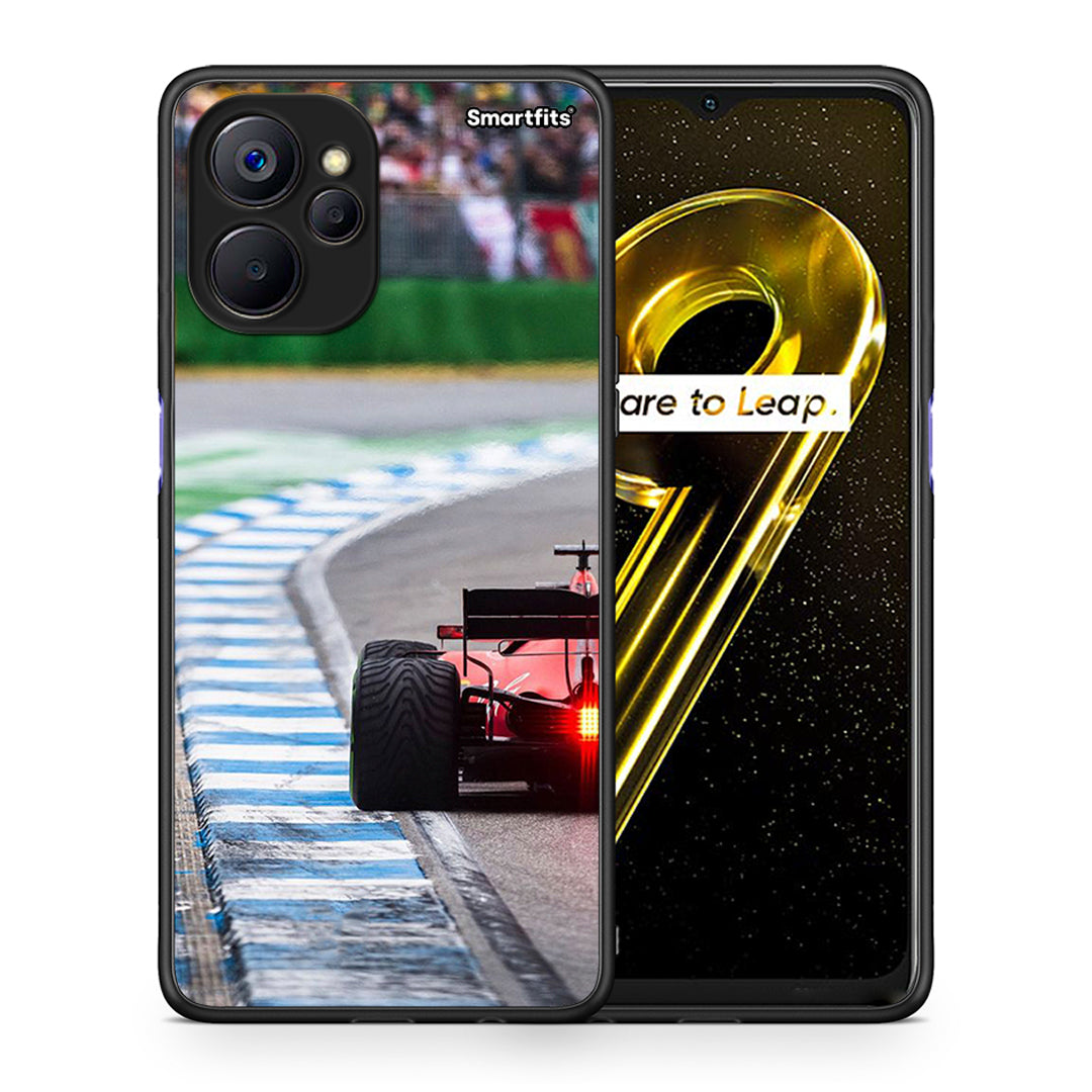 Θήκη Realme 9i 5G Racing Vibes από τη Smartfits με σχέδιο στο πίσω μέρος και μαύρο περίβλημα | Realme 9i 5G Racing Vibes case with colorful back and black bezels
