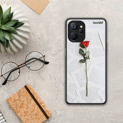 Red Rose - Realme 9i 5G θήκη