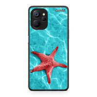 Thumbnail for Realme 9i 5G Red Starfish Θήκη από τη Smartfits με σχέδιο στο πίσω μέρος και μαύρο περίβλημα | Smartphone case with colorful back and black bezels by Smartfits