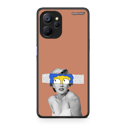 Realme 9i 5G Sim Merilyn θήκη από τη Smartfits με σχέδιο στο πίσω μέρος και μαύρο περίβλημα | Smartphone case with colorful back and black bezels by Smartfits