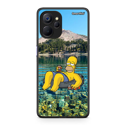Realme 9i 5G Summer Happiness Θήκη από τη Smartfits με σχέδιο στο πίσω μέρος και μαύρο περίβλημα | Smartphone case with colorful back and black bezels by Smartfits