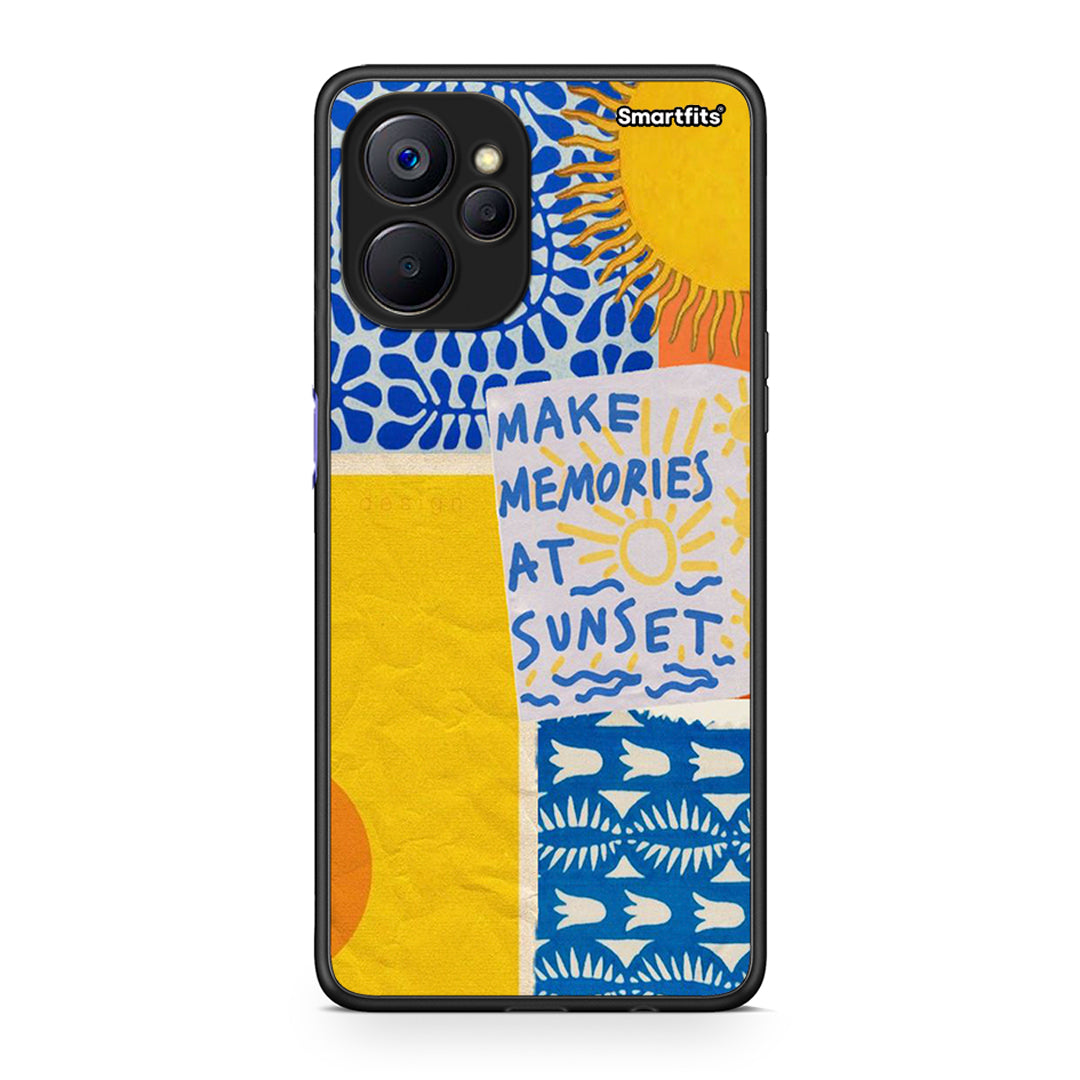 Realme 9i 5G Sunset Memories Θήκη από τη Smartfits με σχέδιο στο πίσω μέρος και μαύρο περίβλημα | Smartphone case with colorful back and black bezels by Smartfits