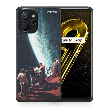 Θήκη Realme 9i 5G Surreal View από τη Smartfits με σχέδιο στο πίσω μέρος και μαύρο περίβλημα | Realme 9i 5G Surreal View case with colorful back and black bezels