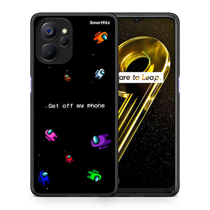 Θήκη Realme 9i 5G AFK Text από τη Smartfits με σχέδιο στο πίσω μέρος και μαύρο περίβλημα | Realme 9i 5G AFK Text case with colorful back and black bezels