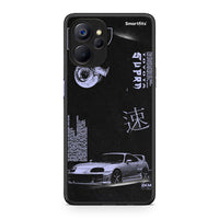 Thumbnail for Realme 9i 5G Tokyo Drift Θήκη Αγίου Βαλεντίνου από τη Smartfits με σχέδιο στο πίσω μέρος και μαύρο περίβλημα | Smartphone case with colorful back and black bezels by Smartfits