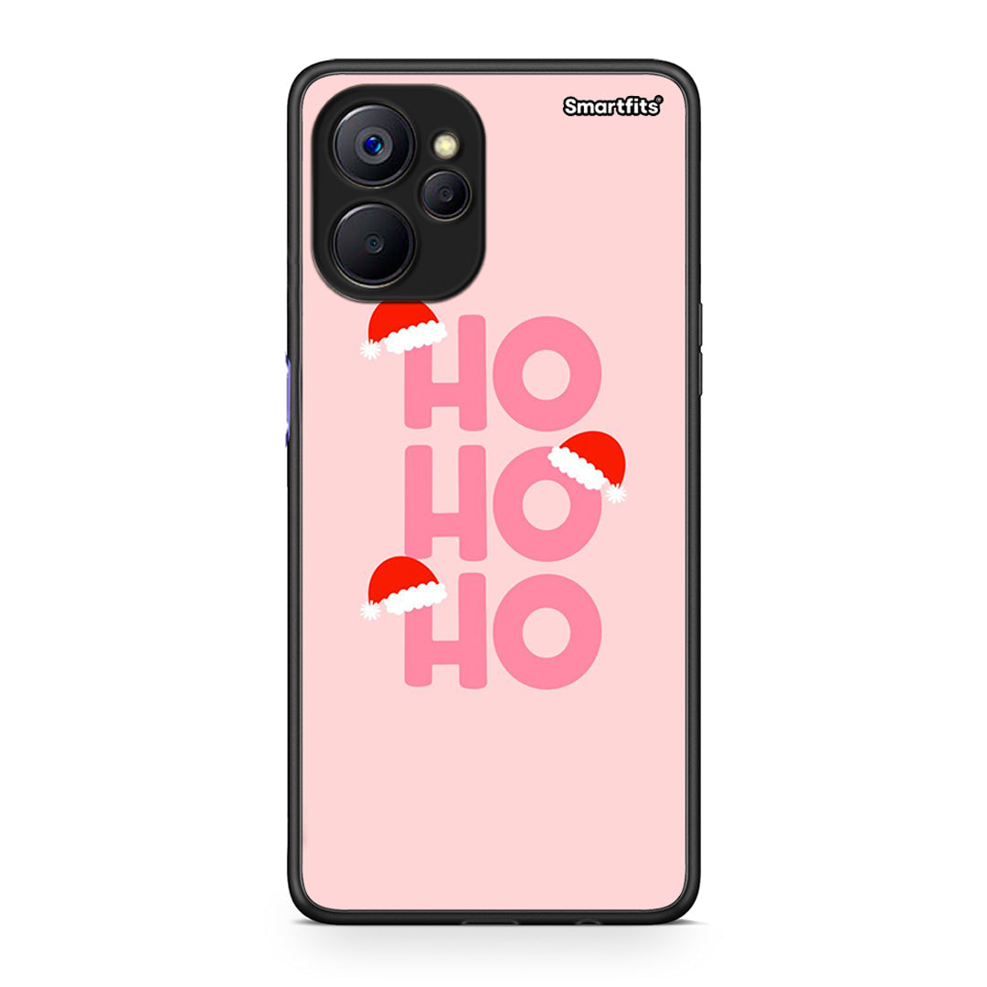 Realme 9i 5G Xmas Ho Ho Ho θήκη από τη Smartfits με σχέδιο στο πίσω μέρος και μαύρο περίβλημα | Smartphone case with colorful back and black bezels by Smartfits