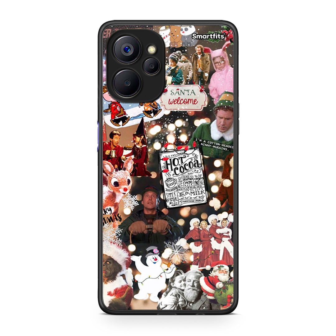 Realme 9i 5G Xmas Movies θήκη από τη Smartfits με σχέδιο στο πίσω μέρος και μαύρο περίβλημα | Smartphone case with colorful back and black bezels by Smartfits