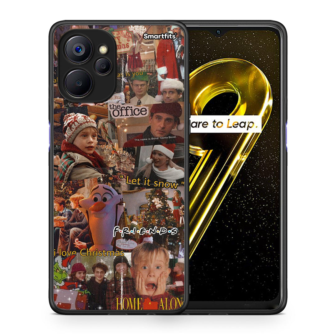 Θήκη Realme 9i 5G Xmas Wishes από τη Smartfits με σχέδιο στο πίσω μέρος και μαύρο περίβλημα | Realme 9i 5G Xmas Wishes case with colorful back and black bezels