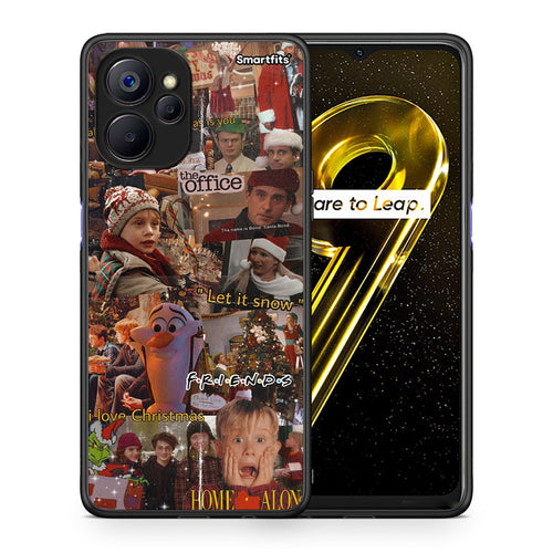 Θήκη Realme 9i 5G Xmas Wishes από τη Smartfits με σχέδιο στο πίσω μέρος και μαύρο περίβλημα | Realme 9i 5G Xmas Wishes case with colorful back and black bezels