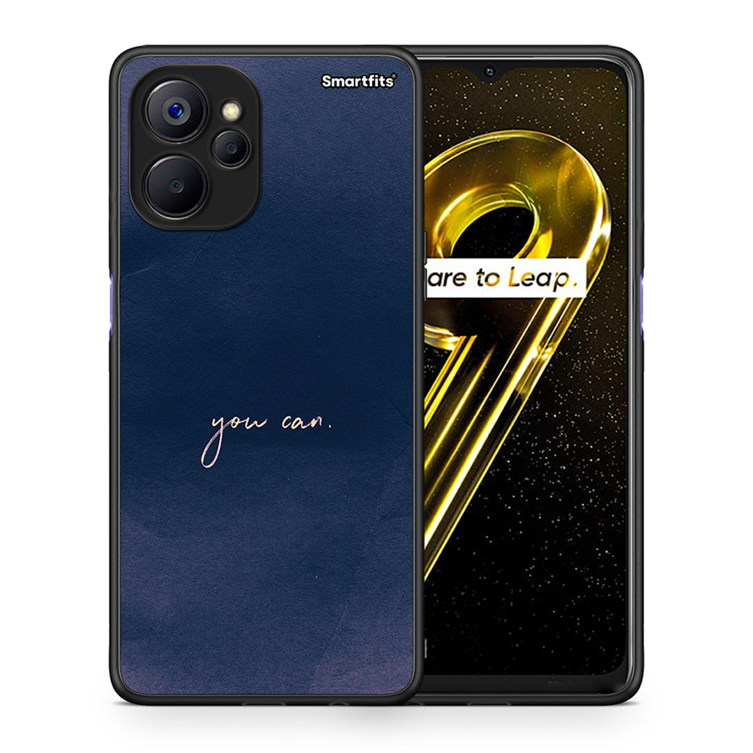 Θήκη Realme 9i 5G You Can από τη Smartfits με σχέδιο στο πίσω μέρος και μαύρο περίβλημα | Realme 9i 5G You Can case with colorful back and black bezels