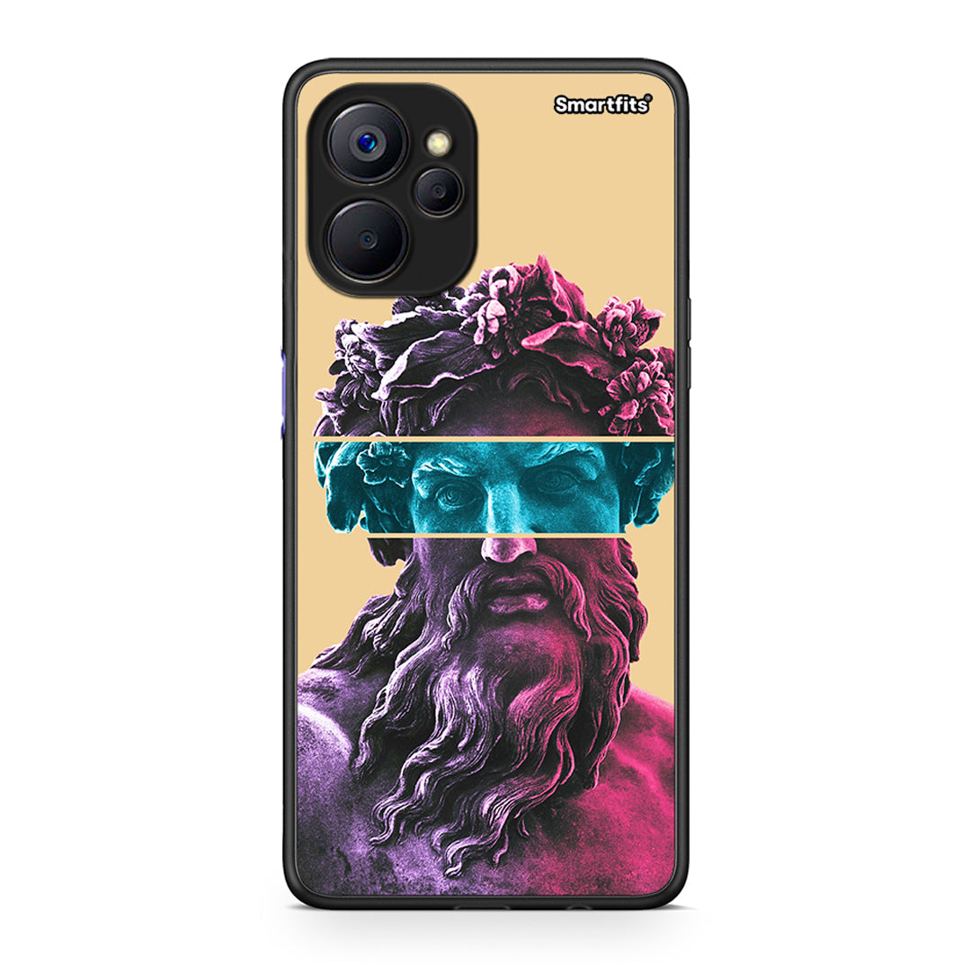 Realme 9i 5G Zeus Art Θήκη Αγίου Βαλεντίνου από τη Smartfits με σχέδιο στο πίσω μέρος και μαύρο περίβλημα | Smartphone case with colorful back and black bezels by Smartfits