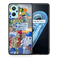 Thumbnail for Θήκη Realme 9i All Greek από τη Smartfits με σχέδιο στο πίσω μέρος και μαύρο περίβλημα | Realme 9i All Greek case with colorful back and black bezels