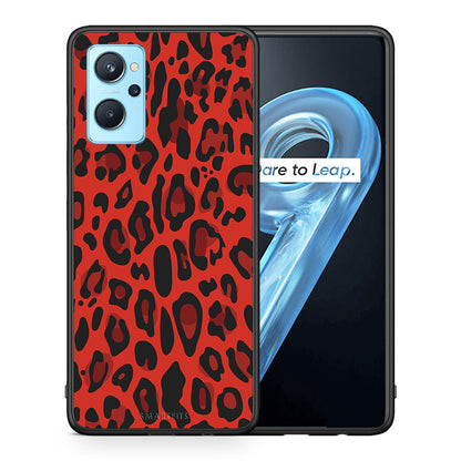 Animal Red Leopard - Oppo A96 θήκη