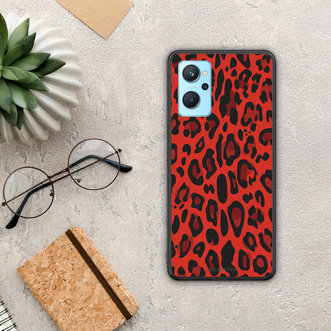Animal Red Leopard - Oppo A96 θήκη