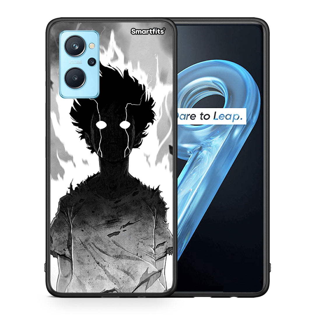 Θήκη Realme 9i Anime Boy από τη Smartfits με σχέδιο στο πίσω μέρος και μαύρο περίβλημα | Realme 9i Anime Boy case with colorful back and black bezels