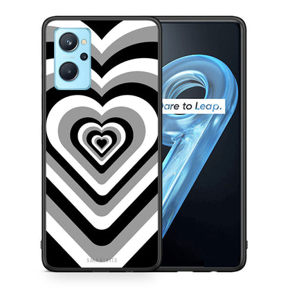 Black Hearts - Oppo A96 θήκη