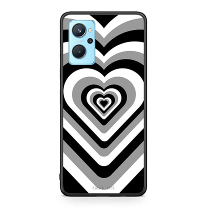Black Hearts - Oppo A96 θήκη