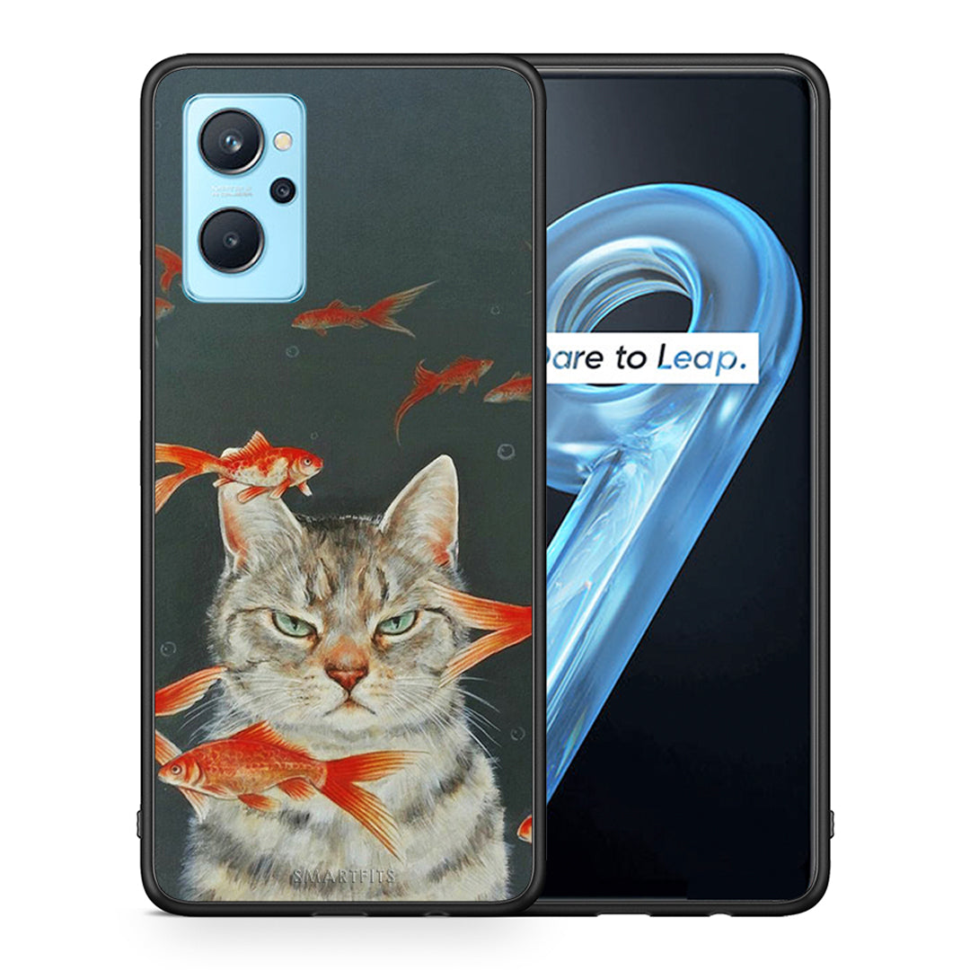 Cat Goldfish - Oppo A96 θήκη