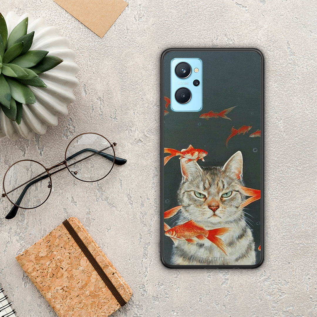 Cat Goldfish - Oppo A96 θήκη