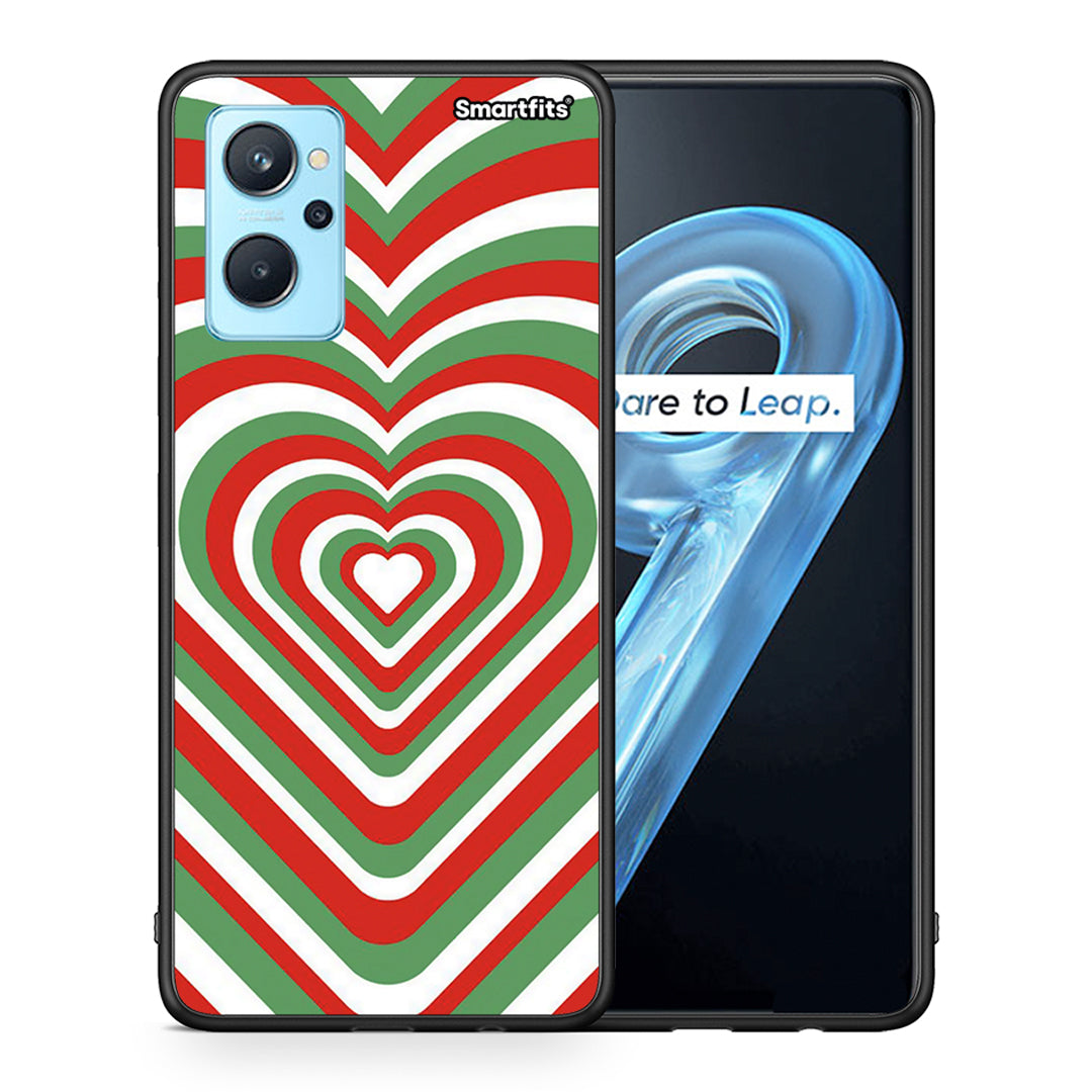 Christmas Hearts - Realme 9i θήκη