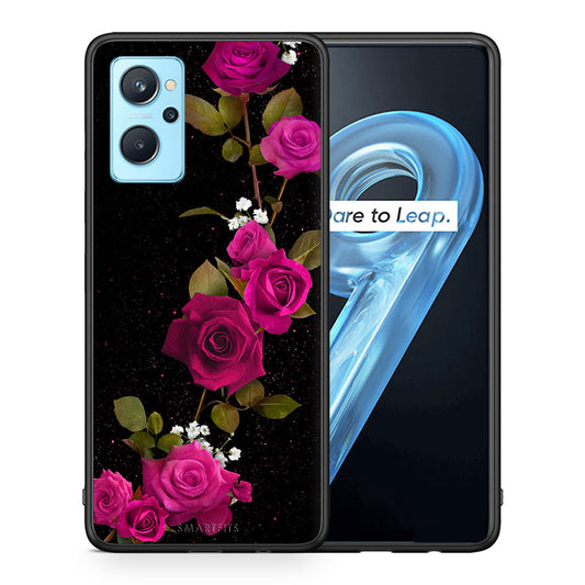 Flower Red Roses - Realme 9i θήκη