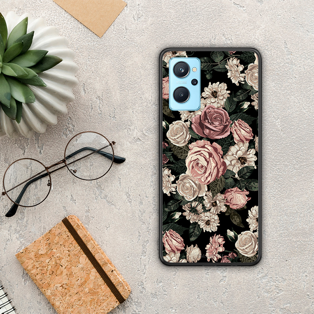 Flower Wild Roses - Realme 9i θήκη