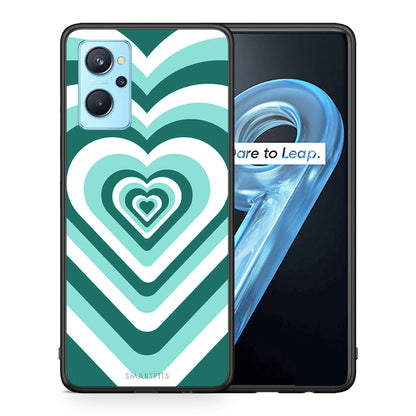 Green Hearts - Oppo A96 θήκη