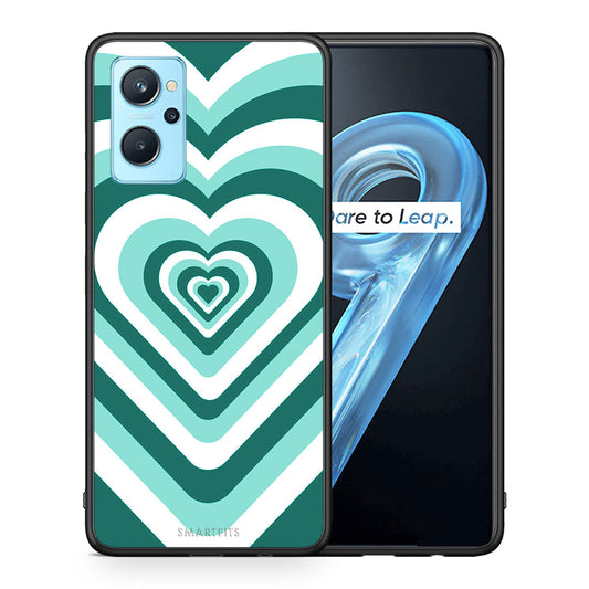 Green Hearts - Oppo A96 θήκη