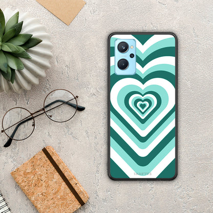 Green Hearts - Oppo A96 θήκη