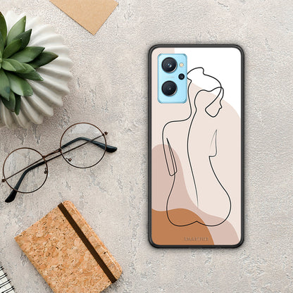 LineArt Woman - Oppo A96 θήκη