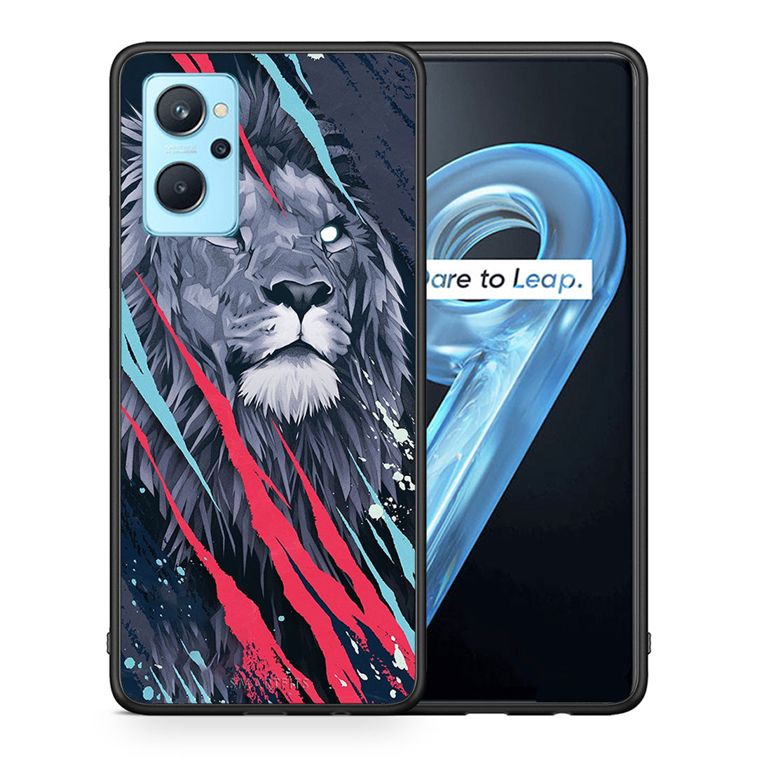 PopArt Lion Designer - Oppo A96 θήκη