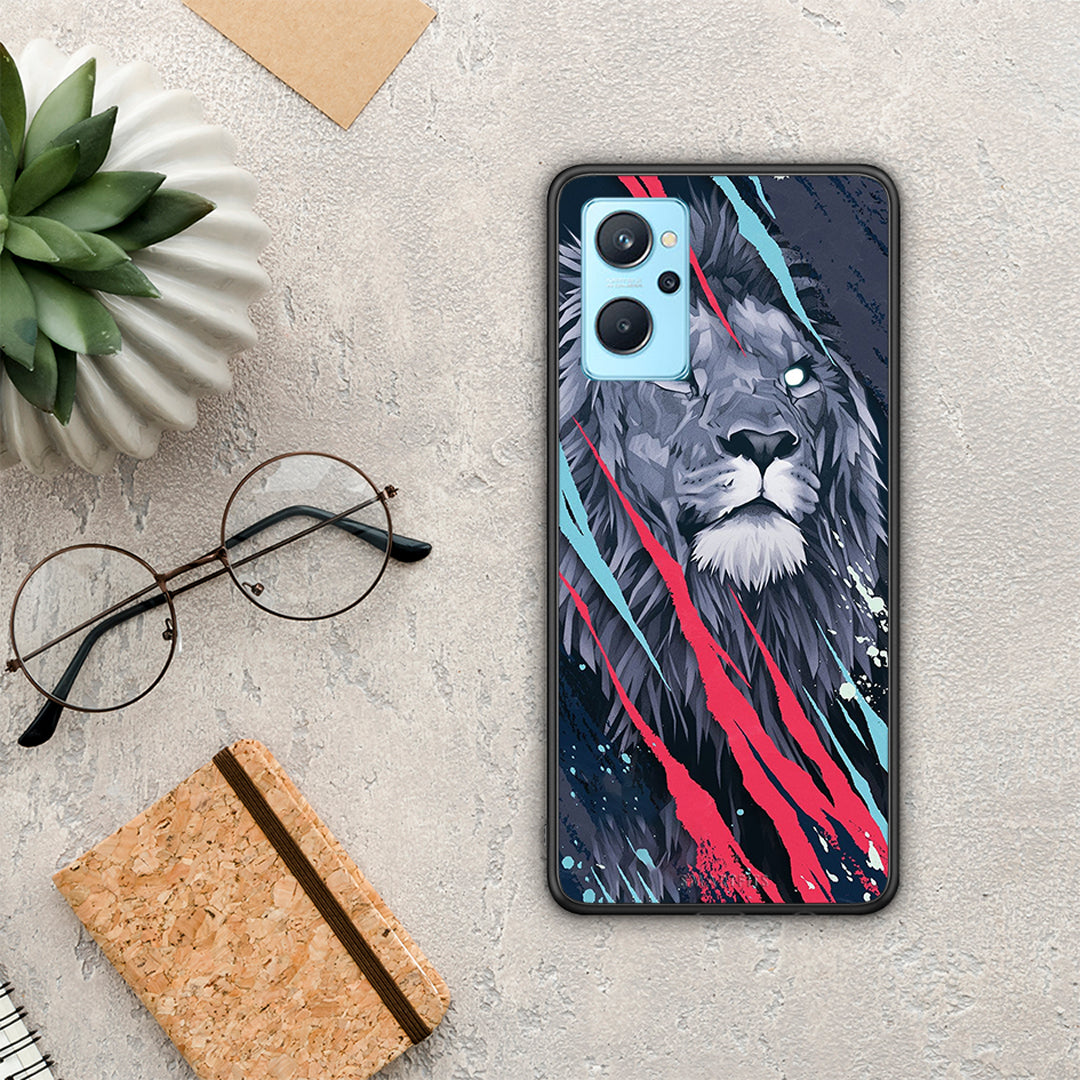 PopArt Lion Designer - Oppo A96 θήκη