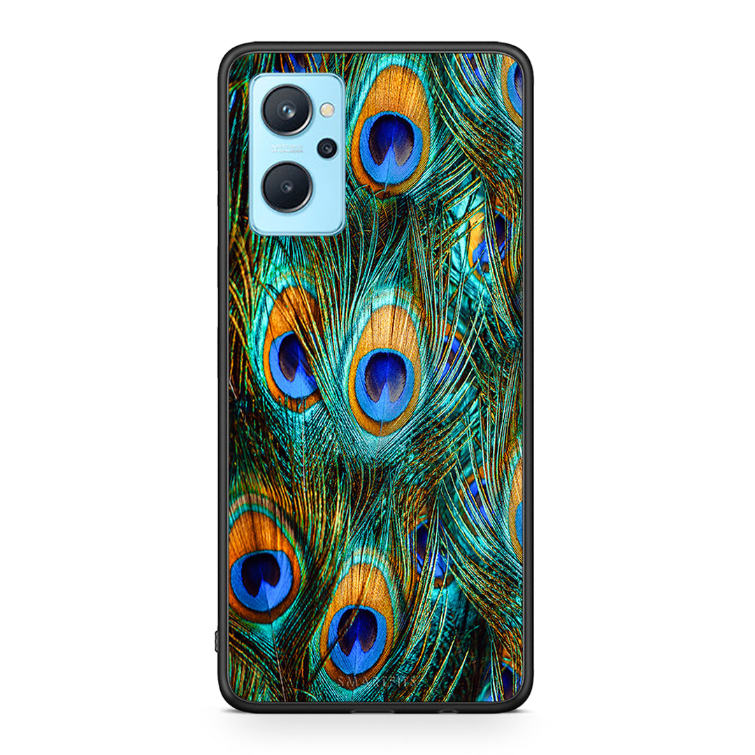 Real Peacock Feathers - Oppo A96 θήκη