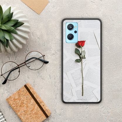 Red Rose - Realme 9i θήκη