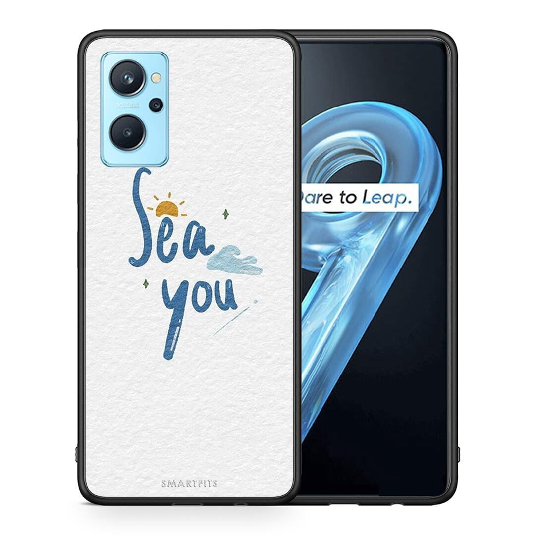 Θήκη Realme 9i Sea You από τη Smartfits με σχέδιο στο πίσω μέρος και μαύρο περίβλημα | Realme 9i Sea You case with colorful back and black bezels