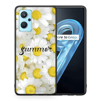 Thumbnail for Θήκη Realme 9i Summer Daisies από τη Smartfits με σχέδιο στο πίσω μέρος και μαύρο περίβλημα | Realme 9i Summer Daisies case with colorful back and black bezels