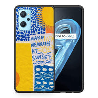 Thumbnail for Θήκη Realme 9i Sunset Memories από τη Smartfits με σχέδιο στο πίσω μέρος και μαύρο περίβλημα | Realme 9i Sunset Memories case with colorful back and black bezels