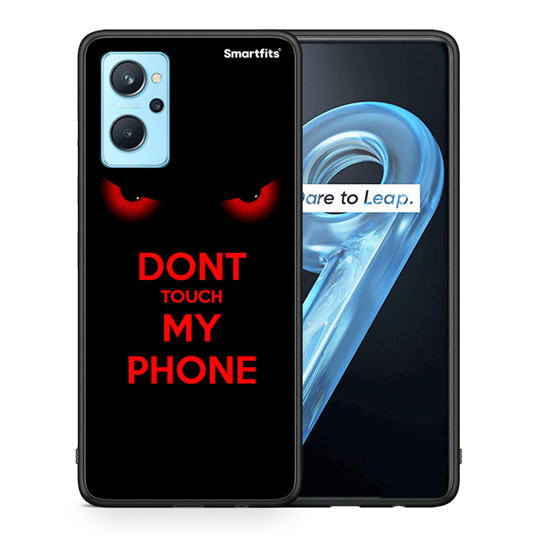 Θήκη Realme 9i Touch My Phone από τη Smartfits με σχέδιο στο πίσω μέρος και μαύρο περίβλημα | Realme 9i Touch My Phone case with colorful back and black bezels